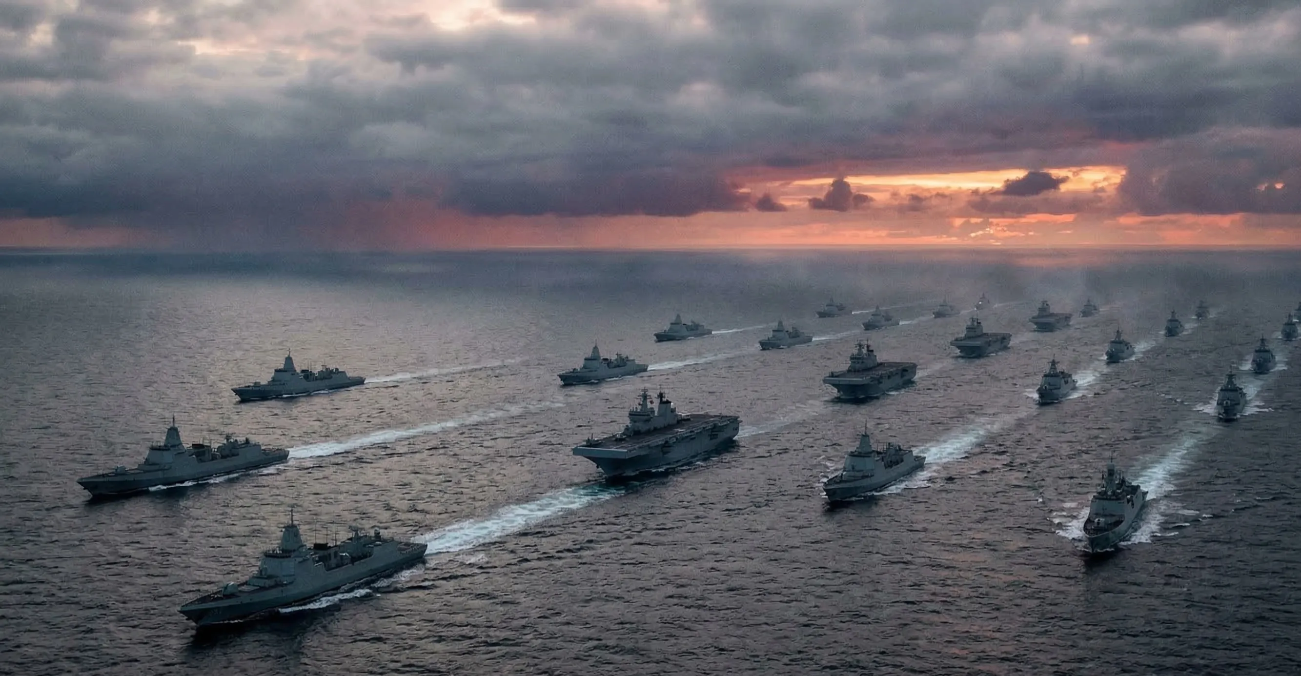 BREAKING: China just invaded Taiwan!! Footage of naval fleet approaching coast